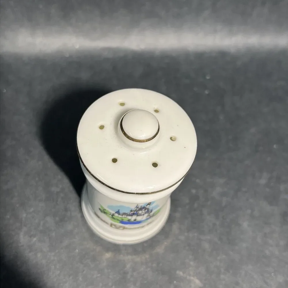 Vintage 1970's Walt Disney World White Porcelain Pepper Shaker Replacement Japan
